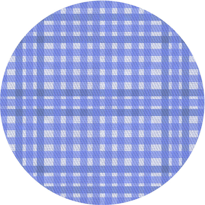 Square Patterned Blue Rug, pat580blu