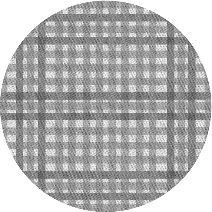 Square Patterned Platinum Gray Rug, pat580gry