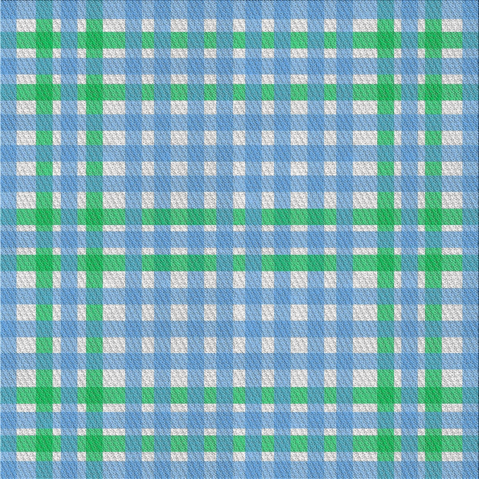 Square Patterned Blue Ivy Blue Novelty Rug, pat580