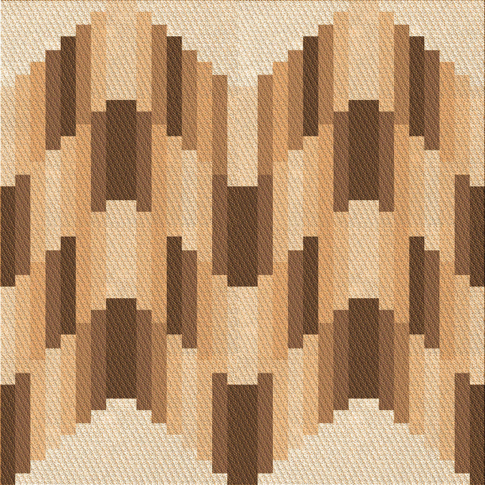 Round Patterned Red Rug, pat581org