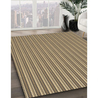 Patterned Metallic Gold Rug, pat582brn