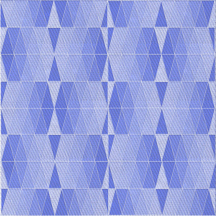 Round Patterned Light Slate Blue Rug, pat583blu