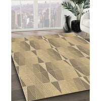 Patterned Copper Brown Rug, pat583brn