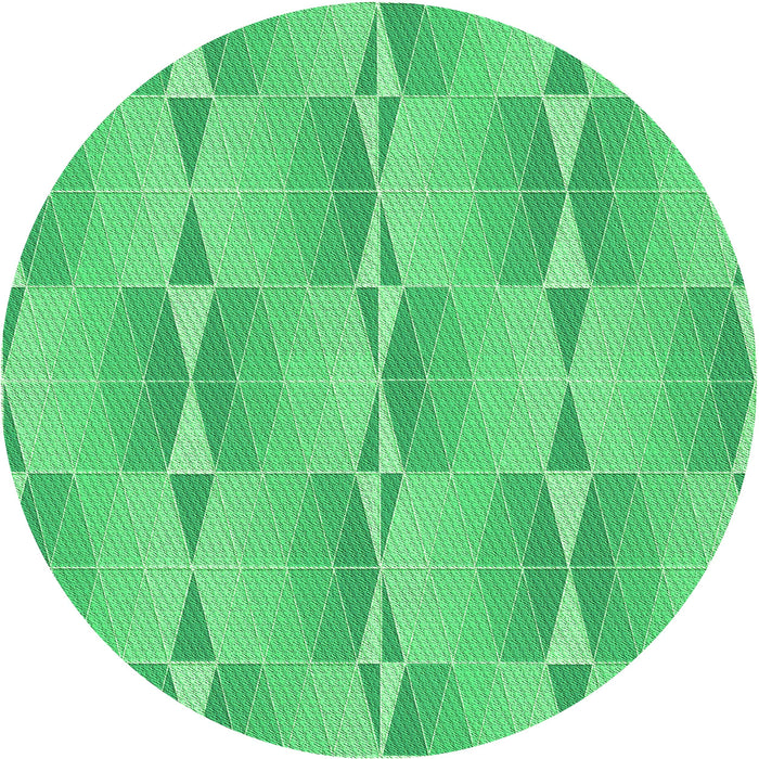 Square Patterned Lime Mint Green Rug, pat583grn