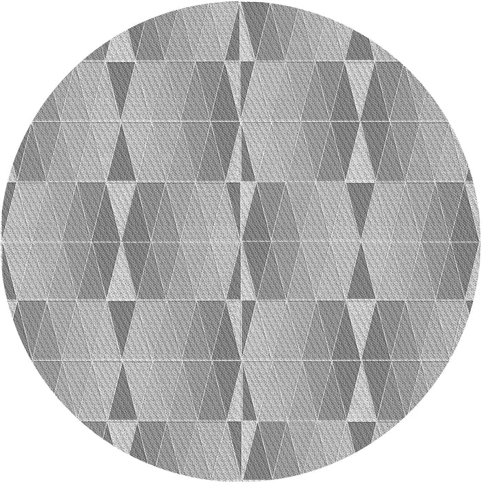 Square Patterned Gray Rug, pat583gry