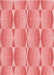 Patterned Light Salmon Pink Rug, pat583rd