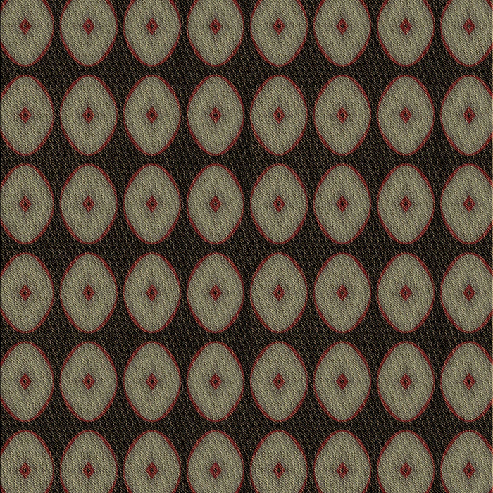Patterned Red Rug, pat584brn