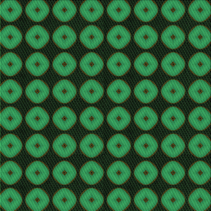 Round Patterned Dark Forest Green Rug, pat584grn