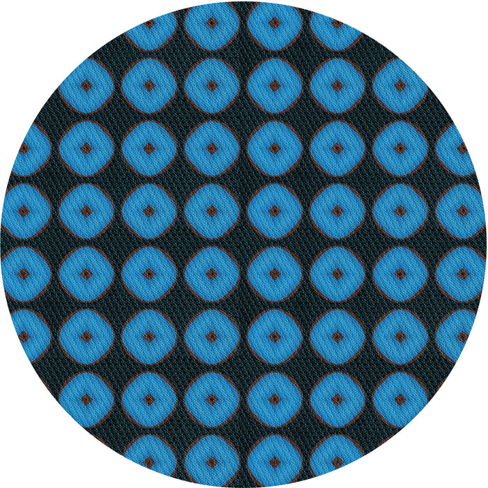 Square Machine Washable Transitional Dark Slate Grey Green Rug in a Living Room, wshpat584lblu