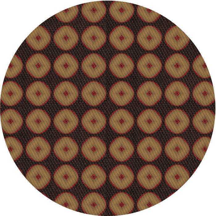 Square Machine Washable Transitional Night Red Rug in a Living Room, wshpat584org