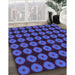 Machine Washable Transitional Blue Rug in a Family Room, wshpat584pur