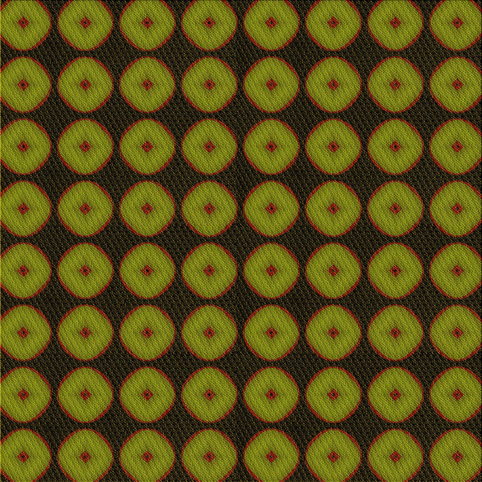 Round Machine Washable Transitional Dark Yellow Green Rug, wshpat584yw