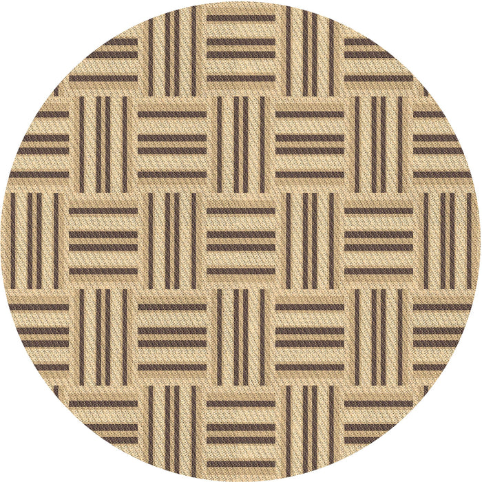 Square Machine Washable Transitional Brown Rug in a Living Room, wshpat585brn