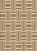 Machine Washable Transitional Brown Rug, wshpat585brn