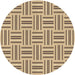 Square Patterned Brown Rug, pat585brn