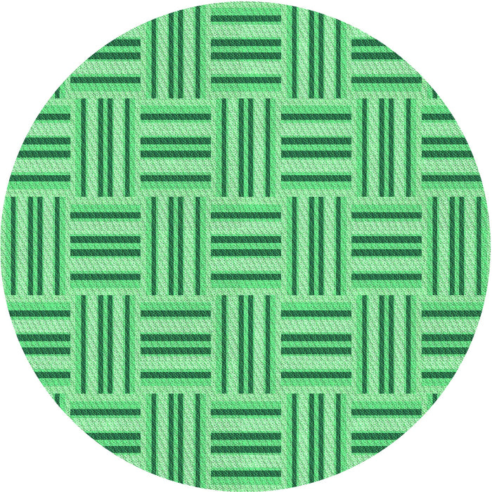 Square Patterned Lime Mint Green Rug, pat585grn