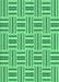 Patterned Lime Mint Green Rug, pat585grn