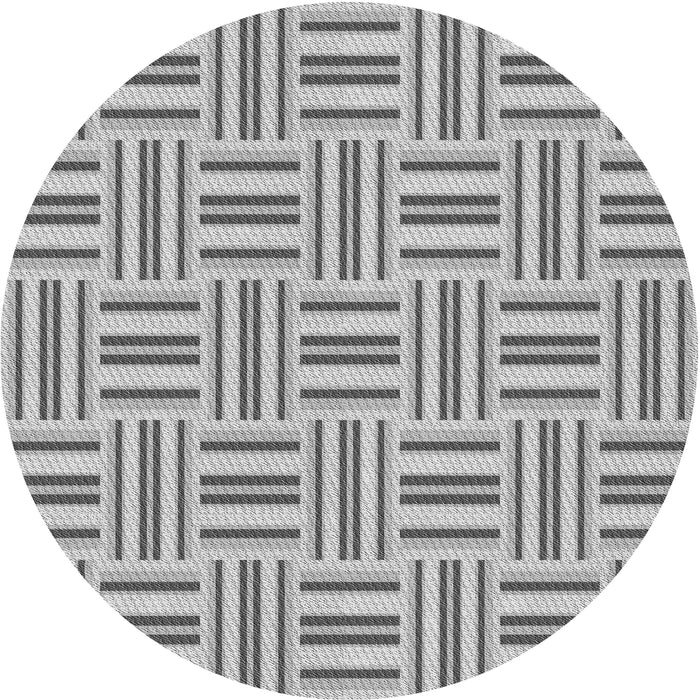 Square Machine Washable Transitional Platinum Silver Gray Rug in a Living Room, wshpat585gry