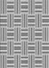 Patterned Platinum Silver Gray Rug, pat585gry