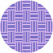 Square Patterned Mauve Purple Rug, pat585pur