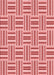 Machine Washable Transitional Pastel Pink Rug, wshpat585rd