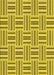 Machine Washable Transitional Golden Yellow Rug, wshpat585yw