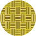 Square Machine Washable Transitional Golden Yellow Rug in a Living Room, wshpat585yw