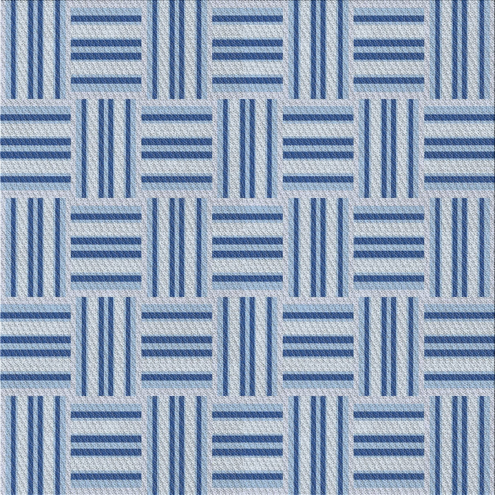 Sideview of Machine Washable Transitional Sea Blue Rug, wshpat585