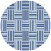 Sideview of Patterned Sea Blue Novelty Rug, pat585