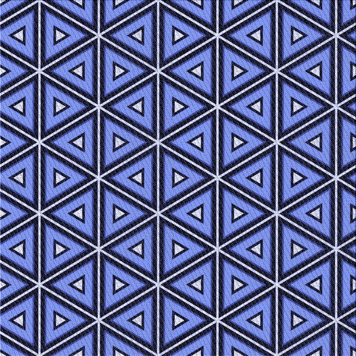 Round Patterned Sky Blue Rug, pat586blu