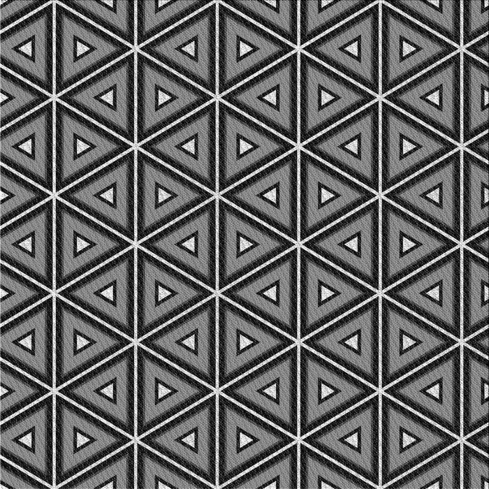 Round Patterned Charcoal Black Rug, pat586gry