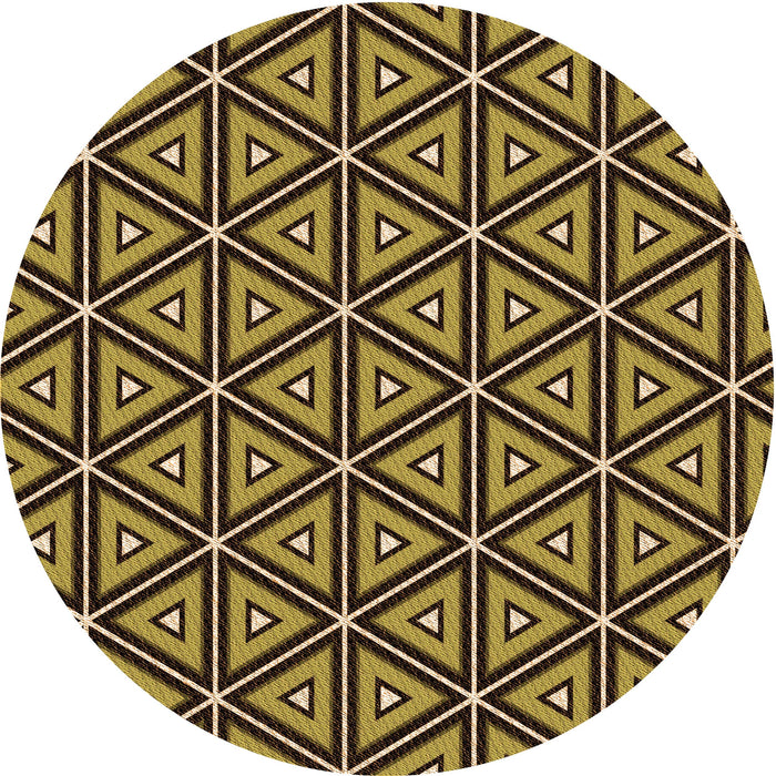 Square Patterned Red Rug, pat586org