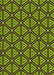 Patterned Pistachio Green Rug, pat586yw