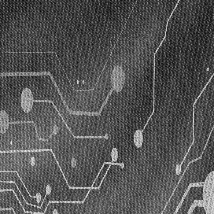 Machine Washable Transitional Black Rug, wshpat587gry