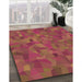 Machine Washable Transitional Crimson Red Rug in a Family Room, wshpat588org