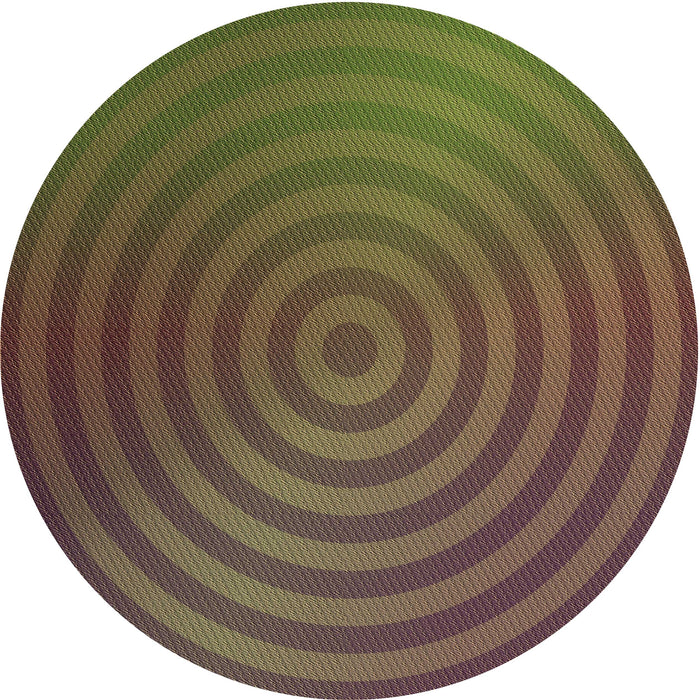 Square Patterned Dark Brown Rug, pat589brn