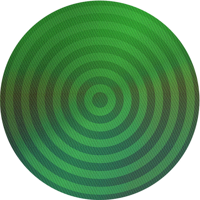 Square Machine Washable Transitional Deep Emerald Green Rug in a Living Room, wshpat589grn