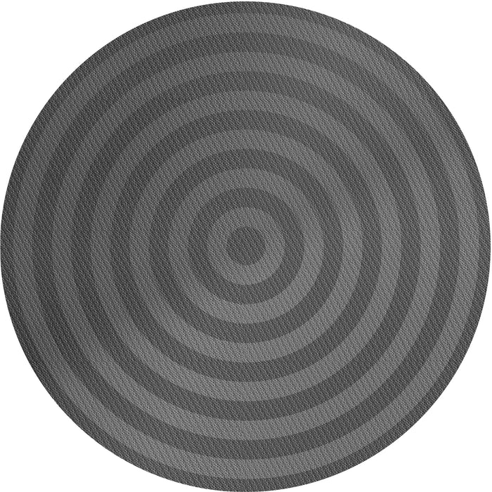 Square Machine Washable Transitional Platinum Gray Rug in a Living Room, wshpat589gry