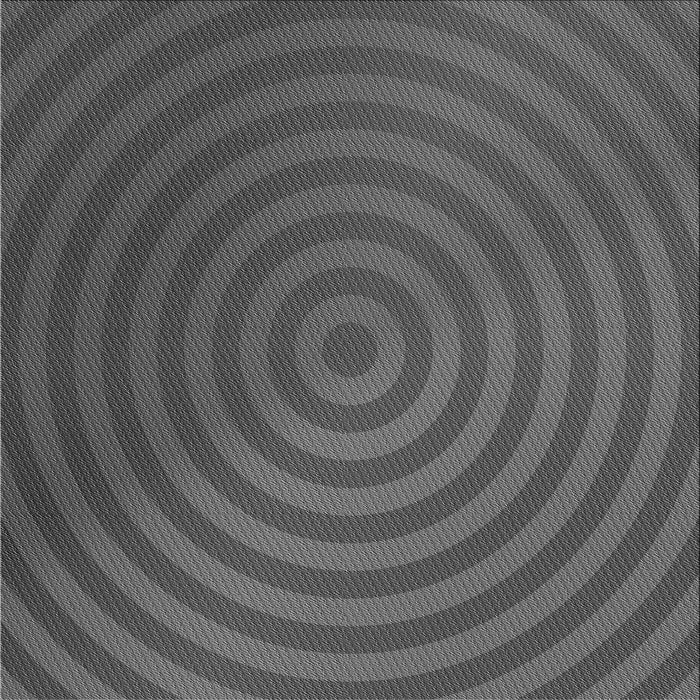 Round Machine Washable Transitional Platinum Gray Rug, wshpat589gry