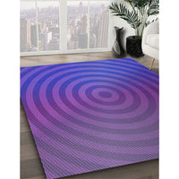 Patterned Amethyst Purple Rug, pat589pur