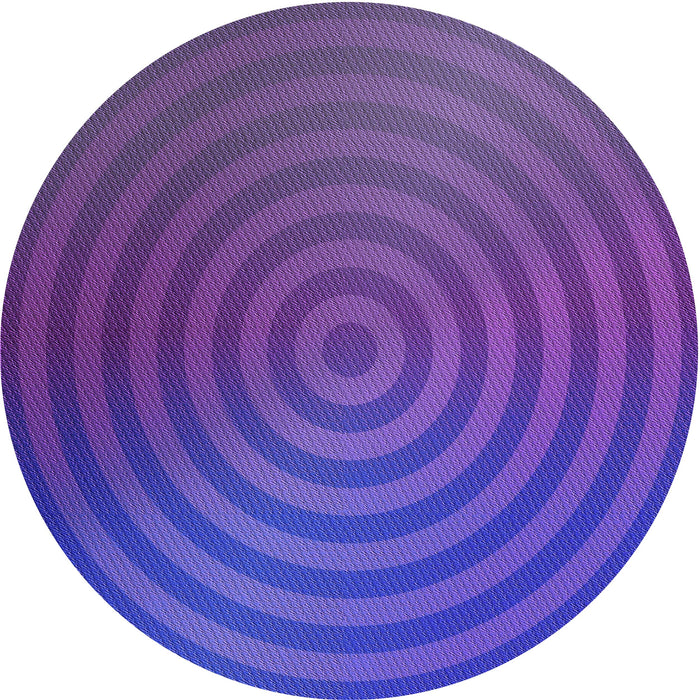 Square Machine Washable Transitional Amethyst Purple Rug in a Living Room, wshpat589pur