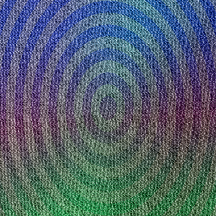 Patterned Sea Green Novelty Rug, pat589