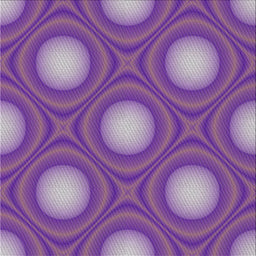 Square Patterned Bright Purple Novelty Rug, pat58