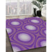Machine Washable Transitional Bright Purple Rug in a Family Room, wshpat58