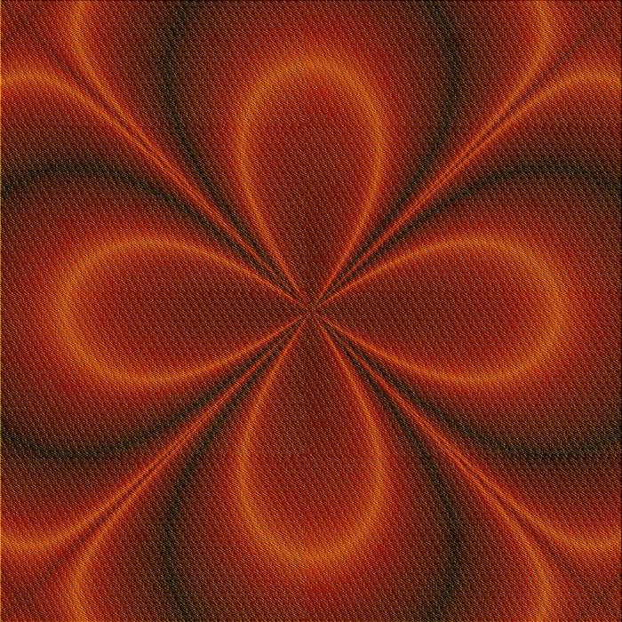 Round Patterned Mahogany Brown Rug, pat59yw