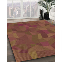 Patterned Red Rug, pat590org