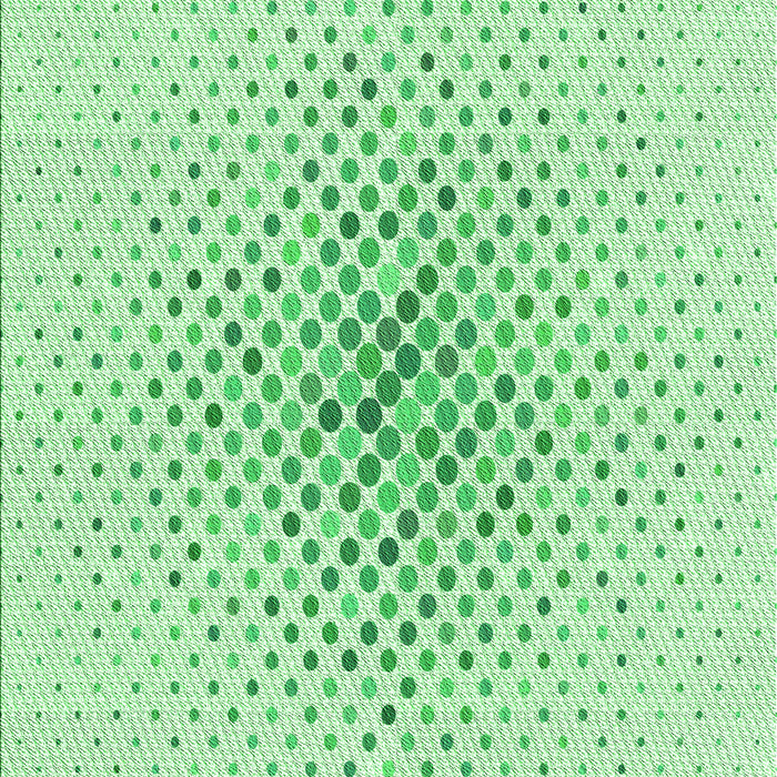 Machine Washable Transitional Mint Green Rug, wshpat591grn