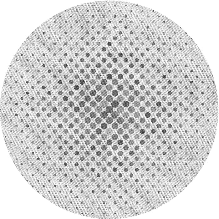 Square Patterned Platinum Gray Rug, pat591gry