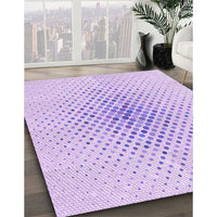 Patterned Purple Rug, pat591pur