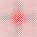 Round Patterned Pastel Red Pink Rug, pat591rd